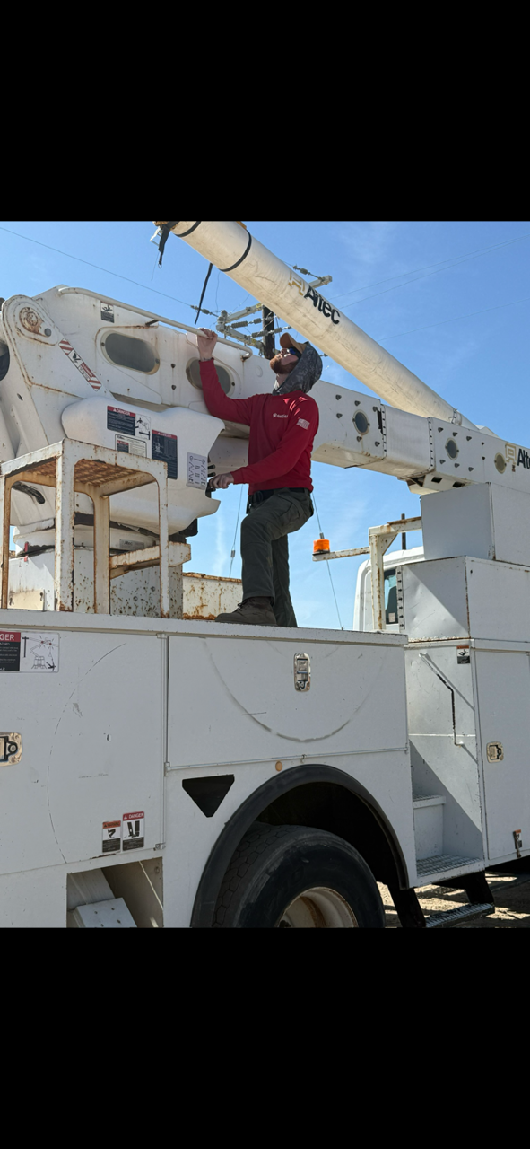 Inspecting and operating an Altec bucket truck